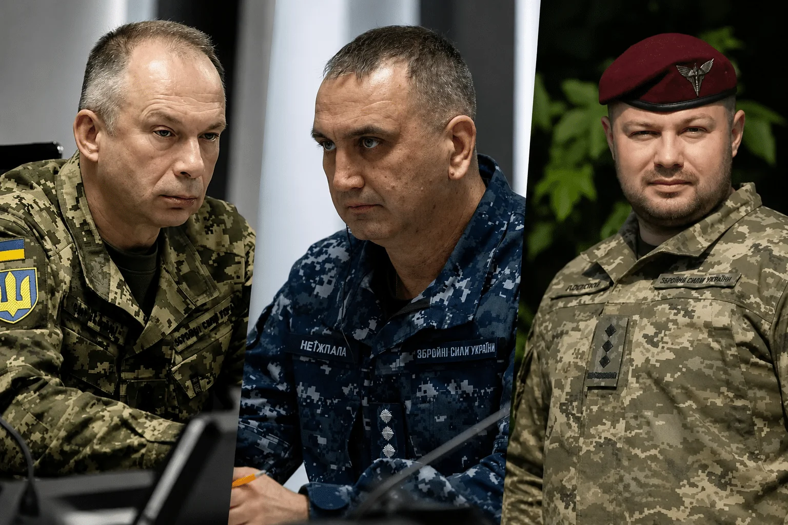 Олександр Сирський, Олексій Неїжпапа та Олег Апостол у військовій формі підтримують головнокомандувача ЗСУ і закликають не політизувати армію