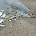Знищений Су-24М після удару водолазів НГУ в Криму